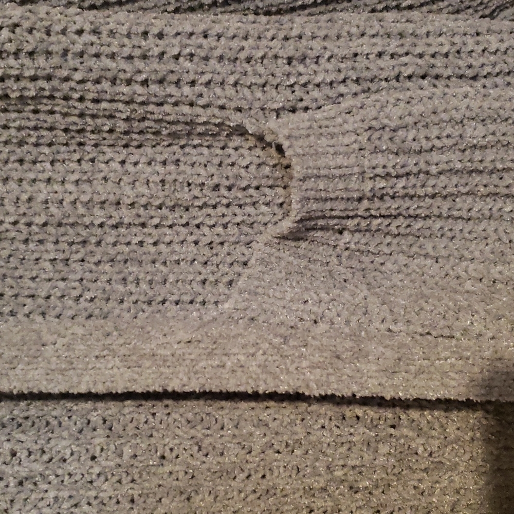Pink Rose Sweater Size Medium Sage Green - Picture 2 of 4